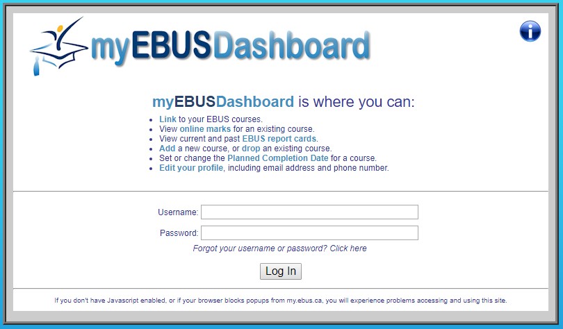 Dashboard & Moodle Tour - Secondary | EBUS Academy